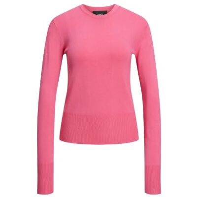 JJXX Women's JXLARA LS Soft Crew Neck Knit NOOS Pullover, Carmine Rose, S JJXX Women's JXLARA LS Soft Crew Neck Knit NOOS Pullover, Carmine Rose, S
