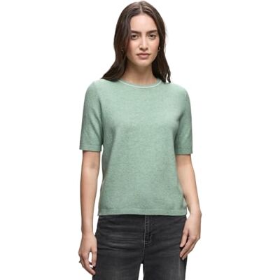 Street One Kurzarm Pullover Serene Green Mel. 40 Street One Kurzarm Pullover Serene Green Mel. 40