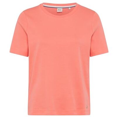 Brax Style CIRA unifarbenes T-Shirt in Einer Interlock-Ware Brax Style CIRA unifarbenes T-Shirt in Einer Interlock-Ware