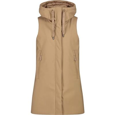 CMP Damen Softshell Weste Lang mit fester Kapuze, Malta, 40 CMP Damen Softshell Weste Lang mit fester Kapuze, Malta, 40