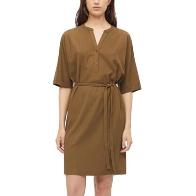 S. Oliver Strukturiertes Jersey-Kleid mit Gürtel und Knopfleiste S. Oliver Strukturiertes Jersey-Kleid mit Gürtel und Knopfleiste