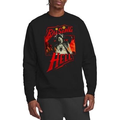 Stranger Things Eddie Munson Raising Hell Unisex Sweatshirt, Schwarz, XL Stranger Things Eddie Munson Raising Hell Unisex Sweatshirt, Schwarz, XL