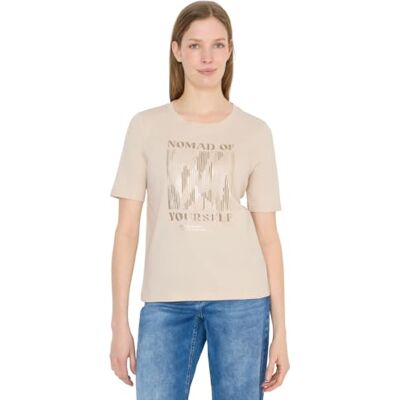 Cecil T-Shirt mit Frontprint Pearl beige XL Cecil T-Shirt mit Frontprint Pearl beige XL