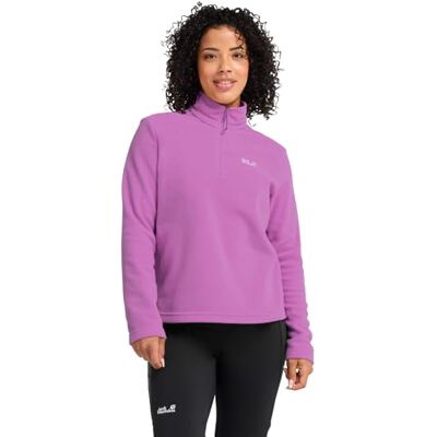 Jack Wolfskin Damen Taunus 100 HZ W Fleecepullover, Foxglove, Large Jack Wolfskin Damen Taunus 100 HZ W Fleecepullover, Foxglove, Large