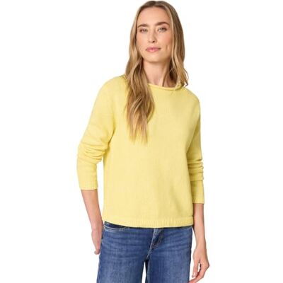 Street One Two-Tone Pullover Bloom Yellow 46 Street One Two-Tone Pullover Bloom Yellow 46