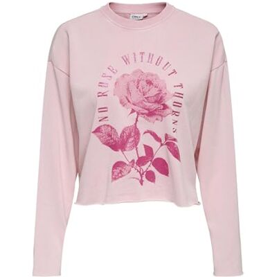 ONLY Onllucinda L/S Flowers O-Neck Ub SWT ONLY Onllucinda L/S Flowers O-Neck Ub SWT