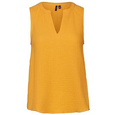VERO MODA Damen Vmnatali Nia Sl WVN Top, Radiant Yellow, M EU VERO MODA Damen Vmnatali Nia Sl WVN Top, Radiant Yellow, M EU