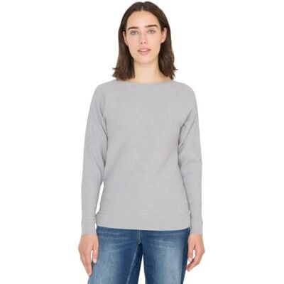 Cecil Cosy Strukturmix Dolman Luna Grey Melange L Cecil Cosy Strukturmix Dolman Luna Grey Melange L