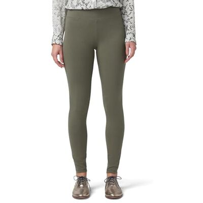 HUE Damen-Leggings aus ultraweicher Baumwolle mit breitem Bund, lang und als Capri-Hose, Bungeeseil, Groß HUE Damen-Leggings aus ultraweicher Baumwolle mit breitem Bund, lang und als Capri-Hose, Bungeeseil, Groß