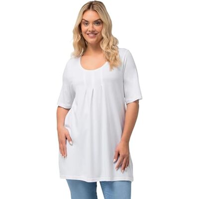 Ulla Popken Damen Shirt schneeweiß 42+ Ulla Popken Damen Shirt schneeweiß 42+