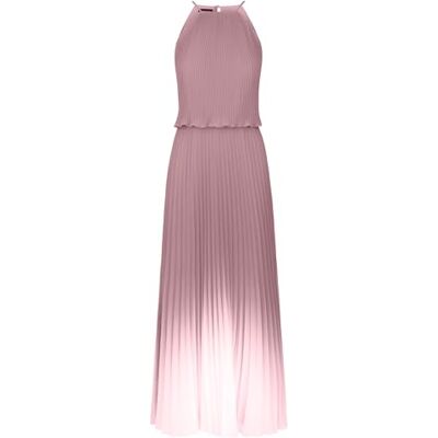 Apart Damen Langes Plisseekleid, Chiffon Neckholder, Boho Maxikleid, Batik-Effekt, Elegantes Abendkleid, Fließendes Sommerparty-Outfit, Hochzeitsgastkleid Apart Damen Langes Plisseekleid, Chiffon Neckholder, Boho Maxikleid, Batik-Effekt, Elegantes Abendkleid, Fließendes Sommerparty-Outfit, Hochzeitsgastkleid