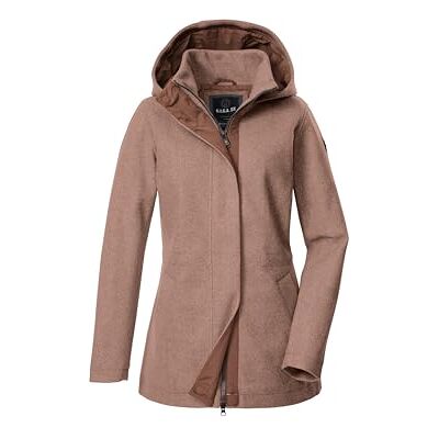 G.I.G.A. DX Damen Jacke/Übergangsjacke Wolloptik mit Kapuze GW 78 WMN JCKT, rost, 44, 43688-000 G.I.G.A. DX Damen Jacke/Übergangsjacke Wolloptik mit Kapuze GW 78 WMN JCKT, rost, 44, 43688-000
