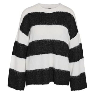 NOISY MAY Damen Nmsutton L/S Oversize Knit FWD Noos, Eggnog, M EU NOISY MAY Damen Nmsutton L/S Oversize Knit FWD Noos, Eggnog, M EU