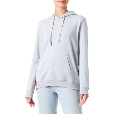 Alpha New Basic G Hoodie für Damen Pastel Grey Alpha New Basic G Hoodie für Damen Pastel Grey