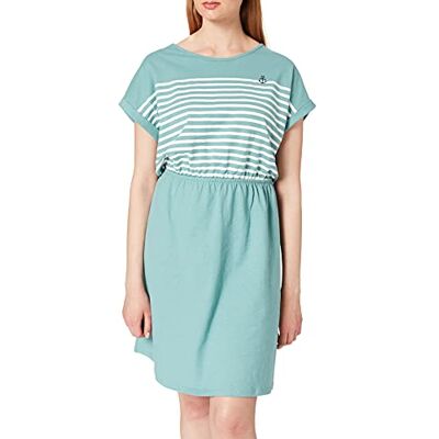 TOM TAILOR Denim Damen Jersey Mini-Kleid 1024956, 13178 Mineral Stone Blue, L TOM TAILOR Denim Damen Jersey Mini-Kleid 1024956, 13178 Mineral Stone Blue, L