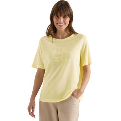 Cecil T-Shirt in Leinen-Optik Butter Yellow M Cecil T-Shirt in Leinen-Optik Butter Yellow M