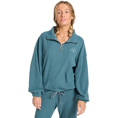 Billabong Coffee Time Rippstrick-Oberteil Frauen M Blau Billabong Coffee Time Rippstrick-Oberteil Frauen M Blau
