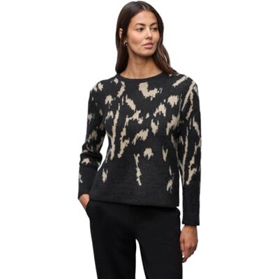 Street One Softer Jacquard Pullover Anthra Grey 46 Street One Softer Jacquard Pullover Anthra Grey 46