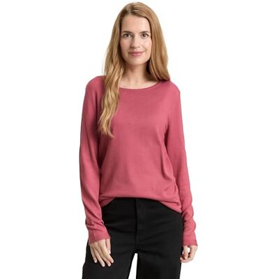 TOM TAILOR Damen 1049492 Pullover, 11183 Cozy Pink, M EU TOM TAILOR Damen 1049492 Pullover, 11183 Cozy Pink, M EU