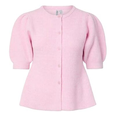 PIECES Pcsilly Ss Puff Knit Cardigan Noos Bc PIECES Pcsilly Ss Puff Knit Cardigan Noos Bc