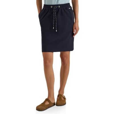 Cecil Knielanger Rock mit Elastikbund urban Dark Blue XXL Cecil Knielanger Rock mit Elastikbund urban Dark Blue XXL