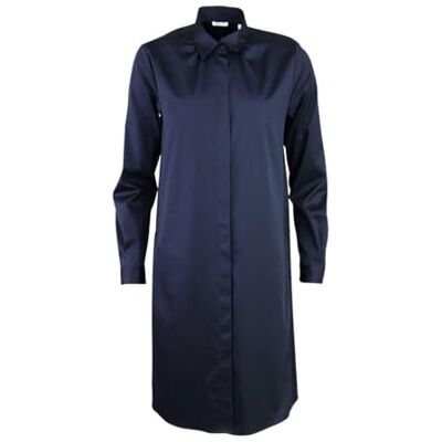 Seidensticker Damen Kleid City Kleid Satinkleid Hemdblusenkragen Regular Fit Langarm Stretch Seidensticker Damen Kleid City Kleid Satinkleid Hemdblusenkragen Regular Fit Langarm Stretch