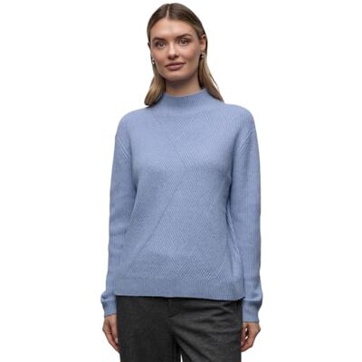 Street One Kuscheliger Strukturpullover Frosted Blue Mel. 46 Street One Kuscheliger Strukturpullover Frosted Blue Mel. 46