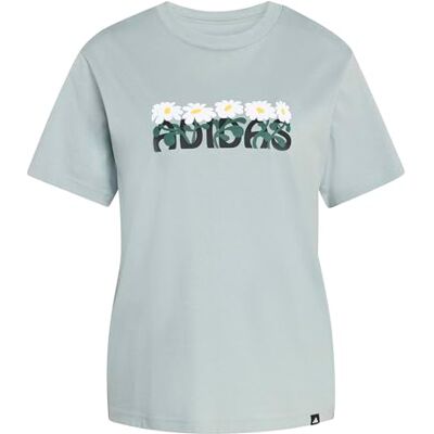 Adidas Women's Soft Side Graphic T-Shirt, Wonder Sage, XS Adidas Women's Soft Side Graphic T-Shirt, Wonder Sage, XS