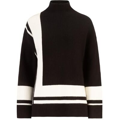 Apart Oversized Pullover aus Einer Soften Viskose- Mischung mit Kaschmir im Colour- Blocking Stil Apart Oversized Pullover aus Einer Soften Viskose- Mischung mit Kaschmir im Colour- Blocking Stil