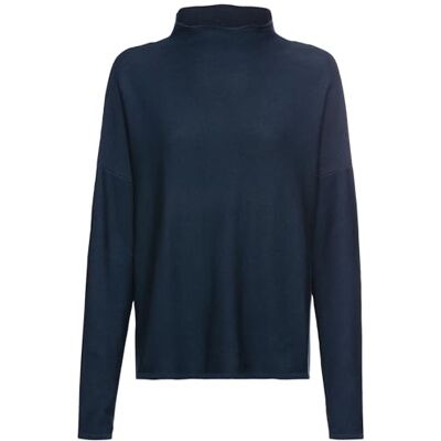 camel active Damen Oversized Pullover mit Rundhalsausschnitt Nachtblau, Womenswear-S camel active Damen Oversized Pullover mit Rundhalsausschnitt Nachtblau, Womenswear-S