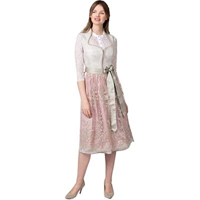 Stockerpoint Damen Dirndl Livinia Kleid f r besondere Anl sse, Taupe, 38 EU Stockerpoint Damen Dirndl Livinia Kleid f r besondere Anl sse, Taupe, 38 EU