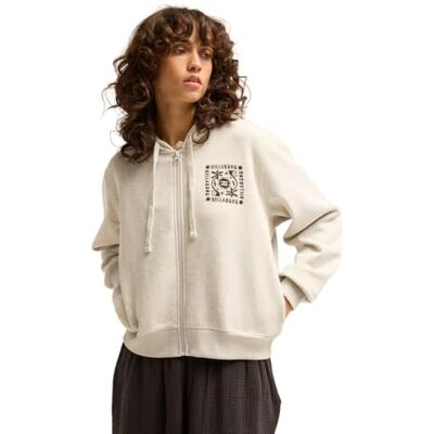 Billabong Always Looking Kapuzenpulli mit Reißverschluss Frauen M Grau Billabong Always Looking Kapuzenpulli mit Reißverschluss Frauen M Grau