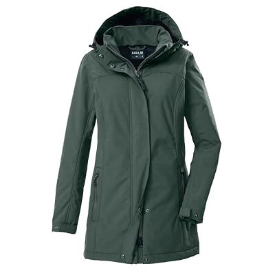 G.I.G.A. DX Damen Softshellparka mit abzippbarer Kapuze GW 36 WMN SFTSHLL PRK, dunkel blaugrün, 42, 43543-000 G.I.G.A. DX Damen Softshellparka mit abzippbarer Kapuze GW 36 WMN SFTSHLL PRK, dunkel blaugrün, 42, 43543-000