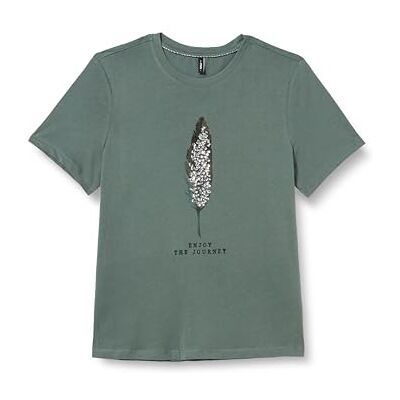 ONLY Onlkita Life Reg S/S Plume Top Box JRS ONLY Onlkita Life Reg S/S Plume Top Box JRS
