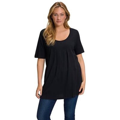 Ulla Popken Damen Shirt schwarz 50+ Ulla Popken Damen Shirt schwarz 50+