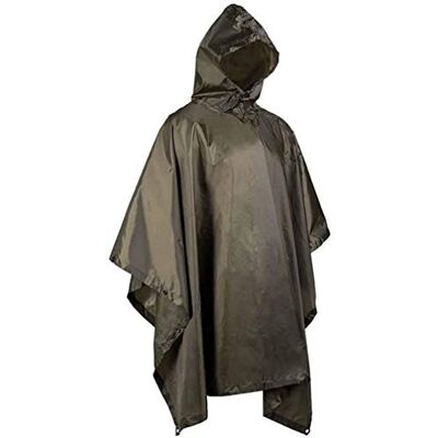 Mil-Tec Oliv Ripstop Poncho - Poncho Mil-Tec Oliv Ripstop Poncho - Poncho