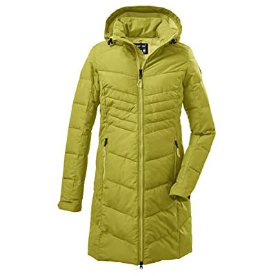 Killtec Damen Steppparka mit abzippbarer Kapuze KOW 150 WMN QLTD PRK, pistazie, 40, 37421-000 Killtec Damen Steppparka mit abzippbarer Kapuze KOW 150 WMN QLTD PRK, pistazie, 40, 37421-000
