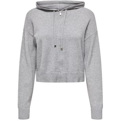 ONLY Onlkatia Ls Hood Zip Cardigan KNT Nca ONLY Onlkatia Ls Hood Zip Cardigan KNT Nca