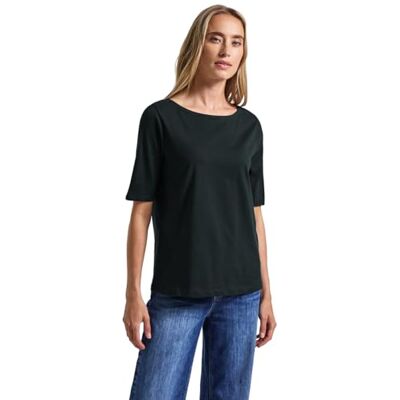 Street One Damen Shirt mit U-Boot-Ausschnitt Street One Damen Shirt mit U-Boot-Ausschnitt