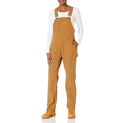 Dickies Damen Dungarees With Two Front Sides Overall, Braune Ente, L EU Dickies Damen Dungarees With Two Front Sides Overall, Braune Ente, L EU