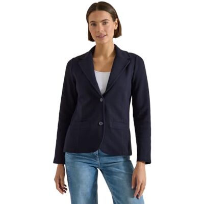 Cecil Blazer mit Struktur in Unifarbe urban Dark Blue M Cecil Blazer mit Struktur in Unifarbe urban Dark Blue M
