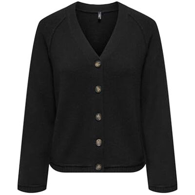 ONLY Damen Onlhazel Ls Cardigan Bf KNT, Black, XS ONLY Damen Onlhazel Ls Cardigan Bf KNT, Black, XS
