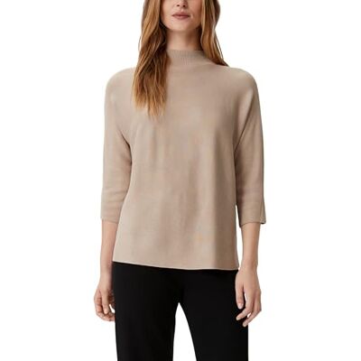 Comma Damen 60.2.61.17.170.2136936 Pullover, 8156 beige, 42 Comma Damen 60.2.61.17.170.2136936 Pullover, 8156 beige, 42