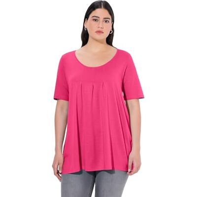 Ulla Popken Damen Shirt magentapink 50+ Ulla Popken Damen Shirt magentapink 50+