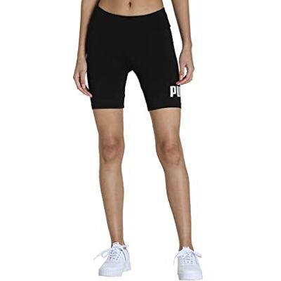 Puma Damen ESS No. 1 Logo 7'' Short Leggings jogginghose damen, Black, Puma Damen ESS No. 1 Logo 7'' Short Leggings jogginghose damen, Black,