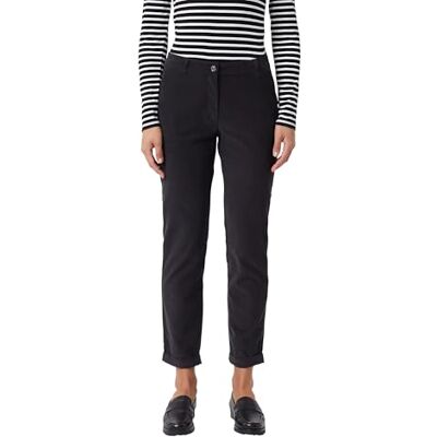 Comma Leichte Cord-Chino mit Umschlag am Saum Comma Leichte Cord-Chino mit Umschlag am Saum