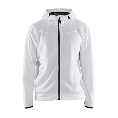 BLÅKLÄDER Blaklader 336325261098L Hoodie mit Reissverschluss, Weiß/Dunkelgrau, Größe L BLÅKLÄDER Blaklader 336325261098L Hoodie mit Reissverschluss, Weiß/Dunkelgrau, Größe L