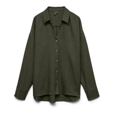 VERO MODA Vmmelaney Queeny Ls Shirt WVN Noos VERO MODA Vmmelaney Queeny Ls Shirt WVN Noos