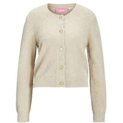 JJXX Jack & Jones Damen Jxolivia Cardigan Knit Strickjacke, Feather Gray, M EU JJXX Jack & Jones Damen Jxolivia Cardigan Knit Strickjacke, Feather Gray, M EU