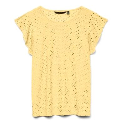 VERO MODA Vmtassa Sl Frill Top Noos VERO MODA Vmtassa Sl Frill Top Noos